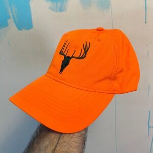 Academy Orange‎ Hunting Baseball Cap with Deer Skull, Approx 2019 Outdoor Gear